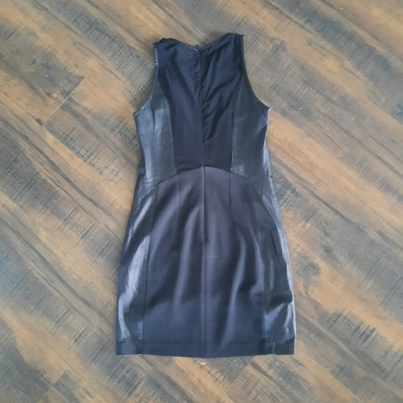 Leather dress with front lace detail - Picture 6 of 7